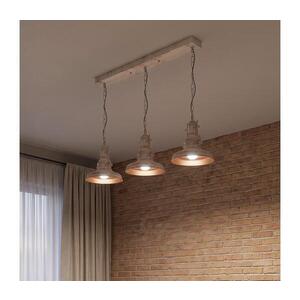 Imagine BRILAGI - Candelabru suspendat pe lanț PYRONIC 3xE27/40W/230V, crem cu patină