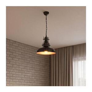 Imagine BRILAGI - Candelabru suspendat pe lanț PYRONIC 1xE27/40W/230V Ø 32 cm bronz/patină