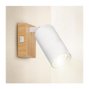 Imagine BRILAGI - Aplică spot de perete SELE 1xGU10/30W/230V alb/decor stejar