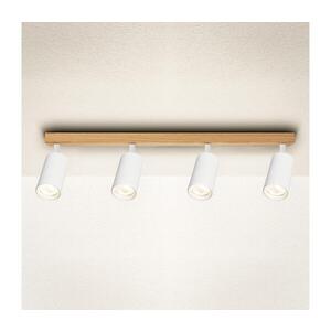 Imagine BRILAGI - Plafonieră cu spoturi SELE, 4xGU10/30W/230V, alb/decor stejar