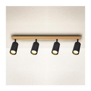 Imagine BRILAGI - Spot SELE 4xGU10/30W/230V negru/decor stejar