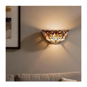 Imagine BRILAGI - Aplică de perete Tiffany din vitralii MIRABELLA, 1x E14, 40W, 230V