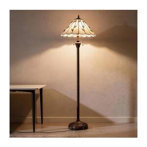 Imagine BRILAGI - Lampă de podea Tiffany FOLIA, cu vitralii, 2xE27/60W/230V