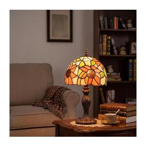 Imagine BRILAGI - Lampă de masă Tiffany cu abajur din vitralii SUNFLOWER 1xE27/60W/230V