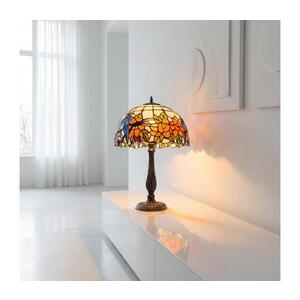 Imagine BRILAGI - Lampă de masă Tiffany JUNGLE din vitralii 2xE27/60W/230V
