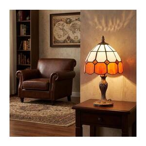 Imagine BRILAGI - Lampă de masă Tiffany SIENNA din vitralii, 1xE27/60W/230V