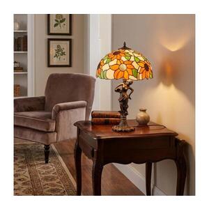 Imagine BRILAGI - Lampă de masă Tiffany SUNFLOWER cu vitralii 1xE27/60W/230V