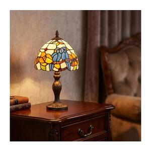 Imagine BRILAGI - Lampă de masă Tiffany din vitralii JUNGLE 1xE27/60W/230V