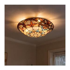 Imagine BRILAGI - Plafonieră Tiffany din vitralii MIRABELLA, 2xE27/60W/230V, diam. 40 cm