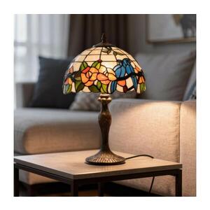 Imagine BRILAGI - Lampă de masă Tiffany cu vitralii JUNGLE 1xE27/60W/230V