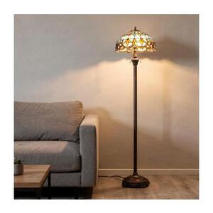 Imagine BRILAGI - Lampă de podea Tiffany MIRABELLA, abajur din vitralii, 2xE27/60W/230V