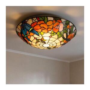 Imagine BRILAGI - Plafonieră Tiffany din vitralii JUNGLE 2xE27/60W/230V Ø 40 cm