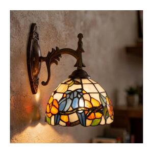 Imagine BRILAGI - Lampă de perete Tiffany din vitralii JUNGLE 1xE14/40W/230V