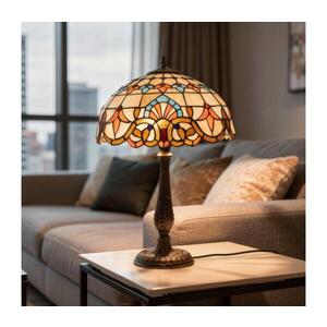 Imagine BRILAGI - Lampă de masă în stil Tiffany cu vitralii MIRABELLA 2xE27/60W/230V