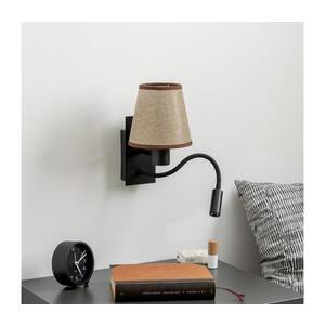 Imagine Lampă LED de perete BRILAGI NUBILA 1xE27/25W/230V + LED/3W negru/maro