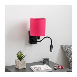Imagine Lampă LED de perete BRILAGI NUBILA 1xE27/25W/230V + LED/3W negru/roz