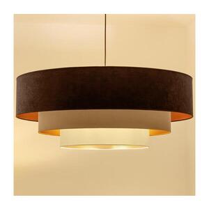 Imagine BRILAGI - Lustră cu cablu LUNETA 3xE27/60W/230V Ø 80 cm maro/bej/crem