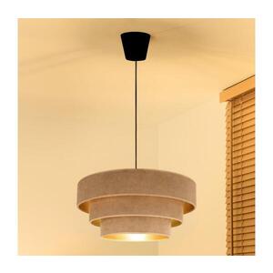 Imagine BRILAGI - Lustră pe cablu LUNETA 1xE27/60W/230V Ø 40 cm bej/auriu
