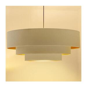 Imagine BRILAGI - Lustră suspendată pe cablu LUNETA 3xE27/60W/230V, diam. 80 cm, crem/auriu