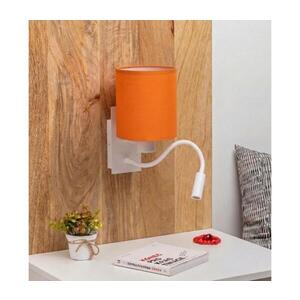 Imagine BRILAGI - Lampă de perete LED flexibilă NUBILA 1xE27/25W/230V + LED/3W alb/oranj
