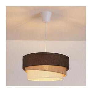 Imagine BRILAGI - Lustră suspendată pe cablu TRIO, 1xE27/60W/230V, Ø 40 cm, maro/bej/alb