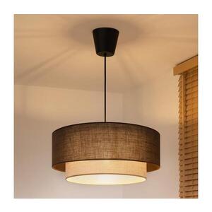 Imagine BRILAGI - Lustra LED suspendată pe cablu BOHO ECO, 1xE27/10W/230V, Ø 40 cm, maro/crem