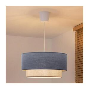 Imagine BRILAGI - Lustru LED cu cablu BOHO ECO, 1xE27/10W/230V, Ø 40 cm, albastru/crem