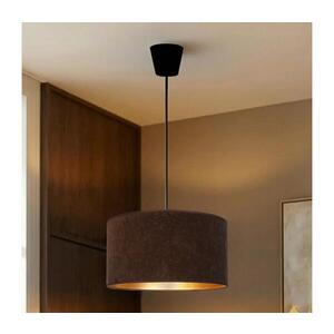 Imagine BRILAGI - Pendul cu cablu VELVET, 1xE27/60W/230V, diam. 40 cm, maro/auriu