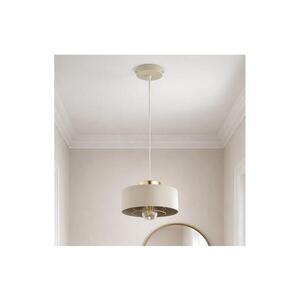 Imagine Pendul pe cablu BRILAGI, 1 x E27, 60 W, 230 V, Ø 20 cm, bej/auriu