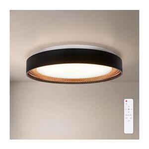 Imagine BRILAGI - Plafonieră LED dimabilă WALDO, 48 W, 230 V, Ø 40 cm, negru/auriu + telecomandă