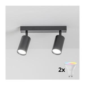 Imagine BRILAGI - Spot LED RGBW reglabil SELE 2xGU10/4, 8W/230V, negru