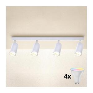 Imagine BRILAGI SELE Spot LED RGBW reglabil 4xGU10/4, 8W/230V alb