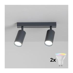 Imagine BRILAGI - Spot LED RGBW reglabil SELE 2xGU10/4, 8W/230V antracit