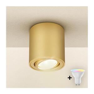 Imagine BRILAGI - Spot LED RGBW reglabil MIA 1xGU10/4, 8W/230V 84x80 mm auriu
