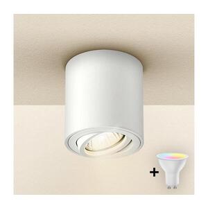 Imagine BRILAGI - Spot LED RGBW reglabil MIA 1xGU10/4, 8W/230V 84x80 mm alb