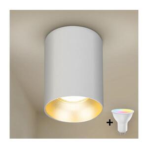 Imagine BRILAGI - Spot LED RGBW reglabil TRINE 1xGU10/4, 8W/230V alb/auriu