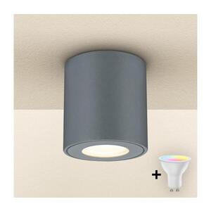 Imagine BRILAGI - Corp de iluminat LED RGBW reglabil pentru exterior MIA 1xGU10/4, 8W/230V 84x80 mm antracit IP54