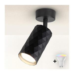 Imagine BRILAGI - Spot LED RGBW compatibil cu dimmer SELE DIAMANT 1xGU10/4, 8W/230V negru