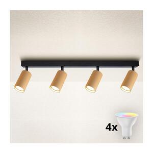 Imagine BRILAGI - Spot LED RGBW reglabil SELE MODERN 4xGU10/4, 8W/230V, auriu