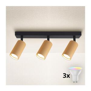 Imagine BRILAGI - Spot LED RGBW dimabil SELE MODERN 3xGU10/4, 8W/230V auriu