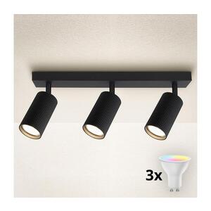 Imagine BRILAGI - Spot LED RGBW dimabil SELE MODERN 3xGU10/4, 8W/230V, negru