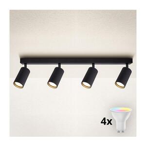 Imagine BRILAGI - Spot LED RGBW reglabil SELE MODERN 4xGU10/4, 8W/230V negru