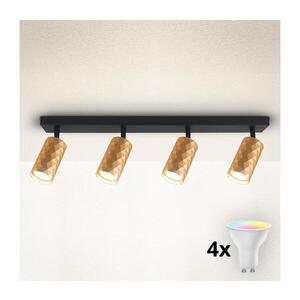 Imagine BRILAGI - Spot LED RGBW dimabil SELE DIAMANT 4xGU10/4, 8W/230V auriu