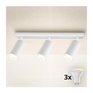 Imagine BRILAGI - Spot LED RGBW reglabil SELE MODERN, 3x GU10/4, 8W/230V, alb