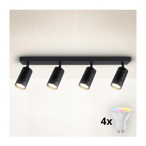Imagine BRILAGI - Spot LED RGBW dimerizabil SELE DIAMANT 4xGU10/4, 8W/230V negru