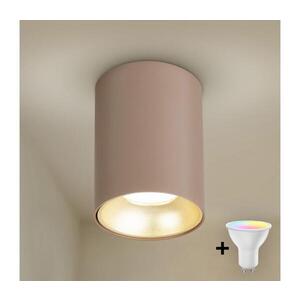 Imagine BRILAGI - Spot LED RGBW TRINE reglabil 1xGU10/4, 8W/230V, bej/auriu