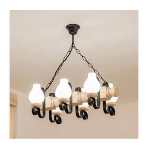Imagine BRILAGI - Lustru cu lanț RUSTIC 6xE14/40W/230V stejar