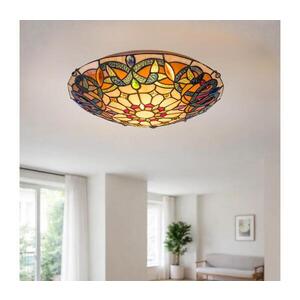 Imagine BRILAGI - Plafonieră Tiffany Luisa, cu vitralii, 2xE27/60W/230V, Ø 40 cm