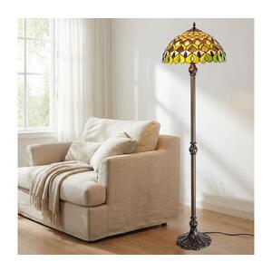Imagine BRILAGI - Lampă de podea Tiffany cu vitralii MARGARET 2xE27/60W/230V