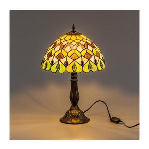 Imagine BRILAGI - Lampă de masă Tiffany MARGARET, cu vitralii, 1xE27/40W/230V